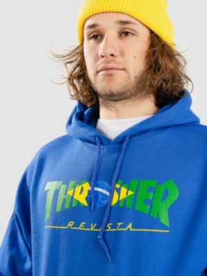 Thrasher Brazil Hoodie ID 700683 Blue Tomato